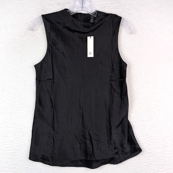 NWT Banana Republic Sz XS Emie Signature Silk Sleeveless Blouse Tank Top - Picture 2 of 9